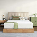 Twin Size Memory Foam Mattress,10 Inch Bed Mattress,with Cooling Green Tea Gel, CertiPUR-US Certified,White