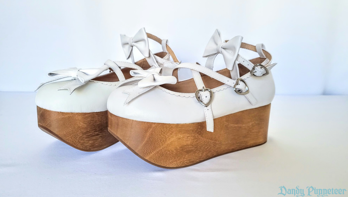 Valentine Wooden Platform Shoes
