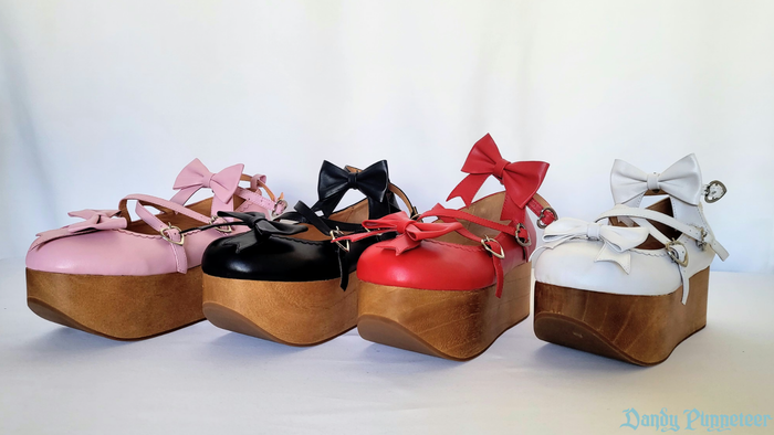 Valentine Wooden Platform Shoes