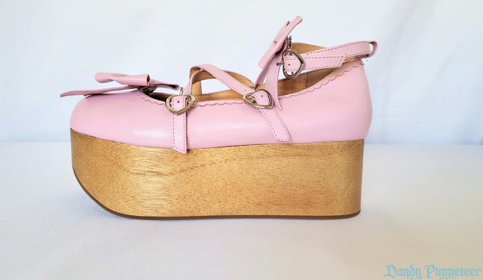 Valentine Wooden Platform Shoes