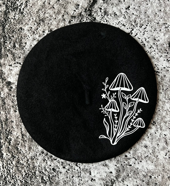 Vegan Beret - Mushrooms