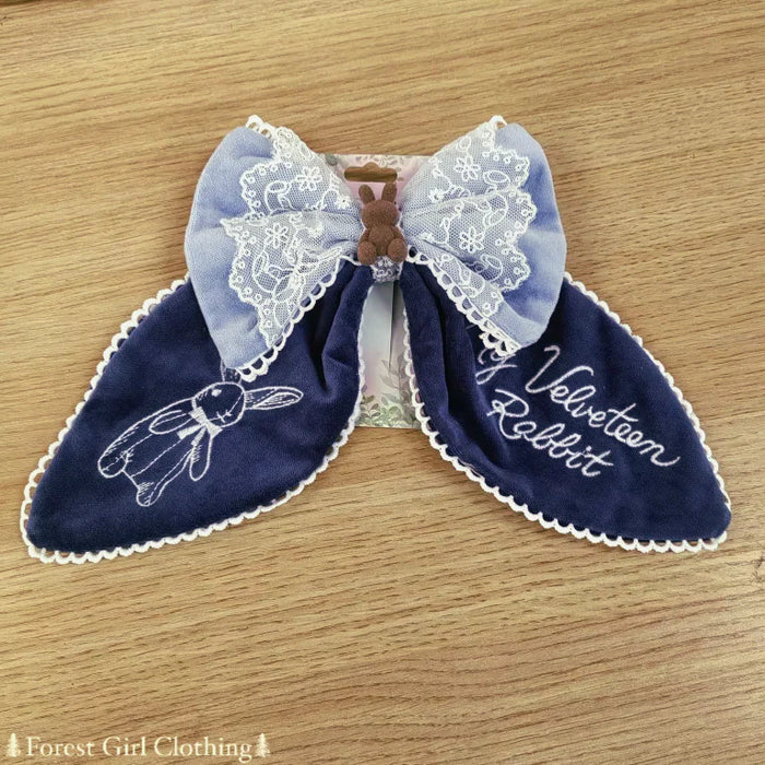 Velveteen Rabbit Hair Bow