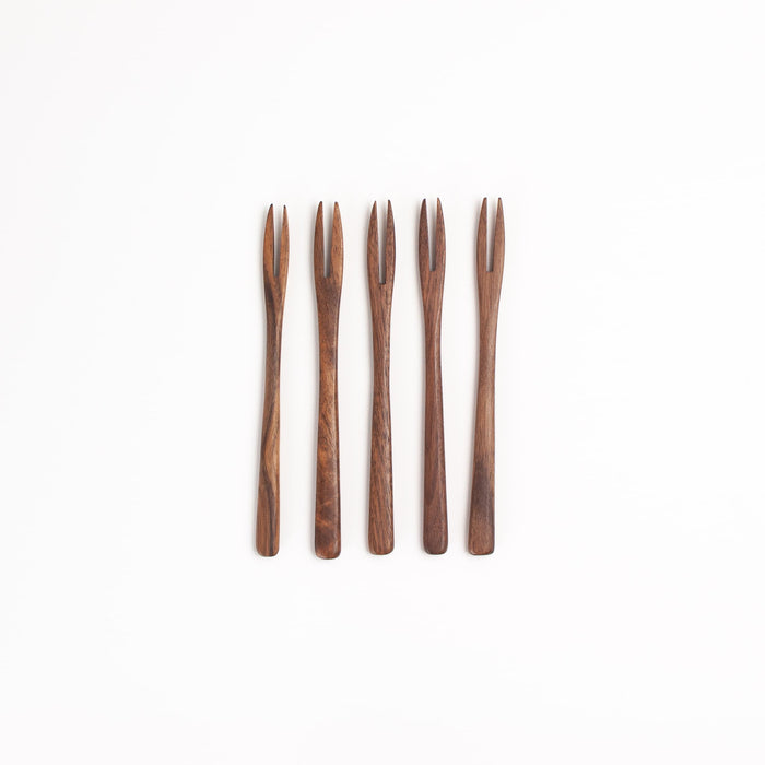 Walnut Wood Olive Pick - 6"
