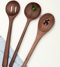 Walnut Wooden Slotted Spoon