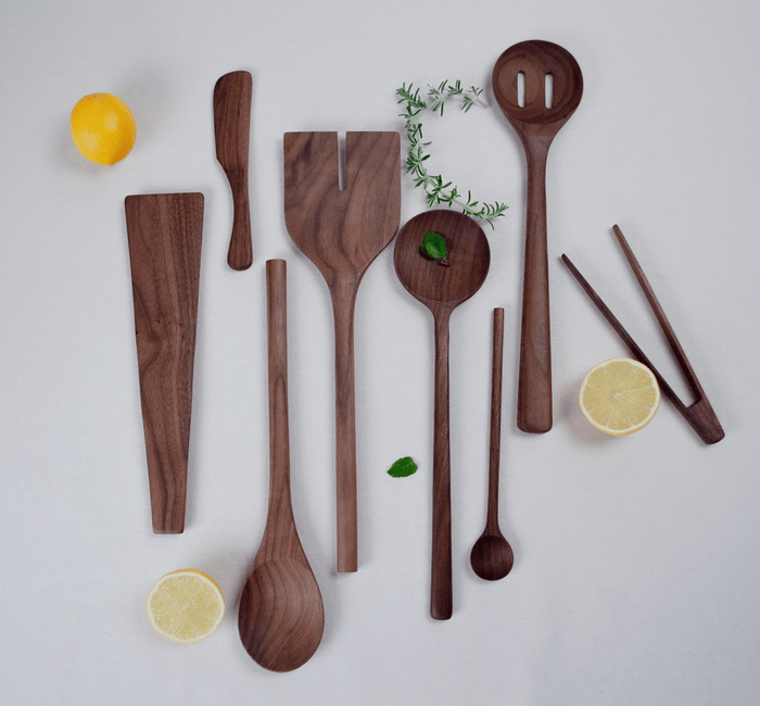 Walnut Wooden Slotted Spoon