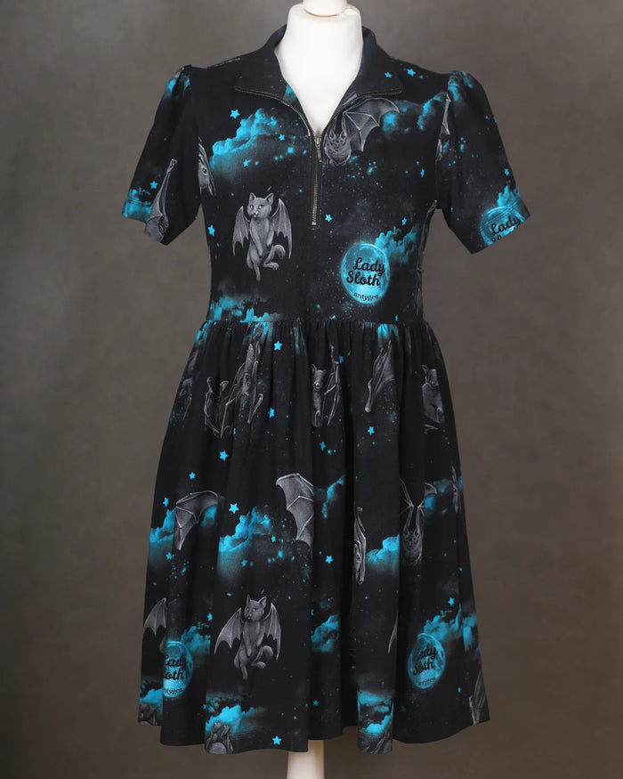 Where Is The Cat? Zipper Dress