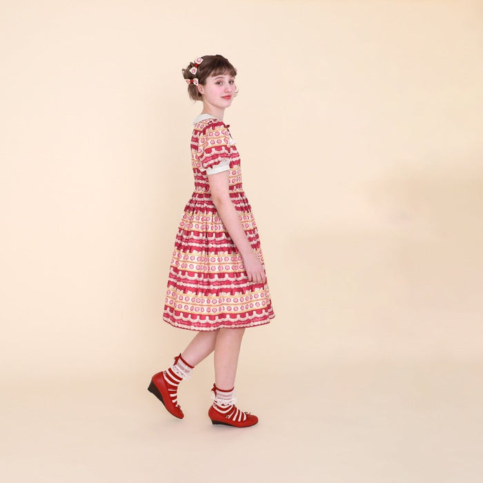 WhipCake Border Onepiece Dress