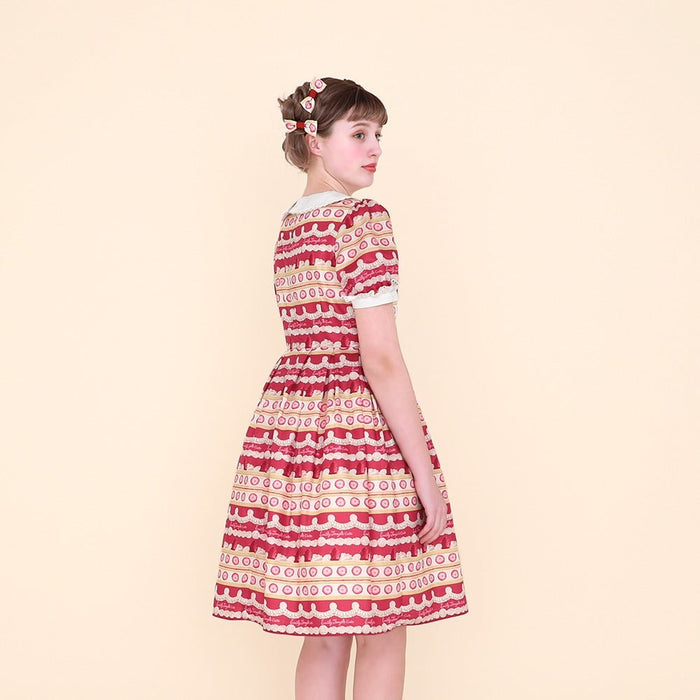WhipCake Border Onepiece Dress