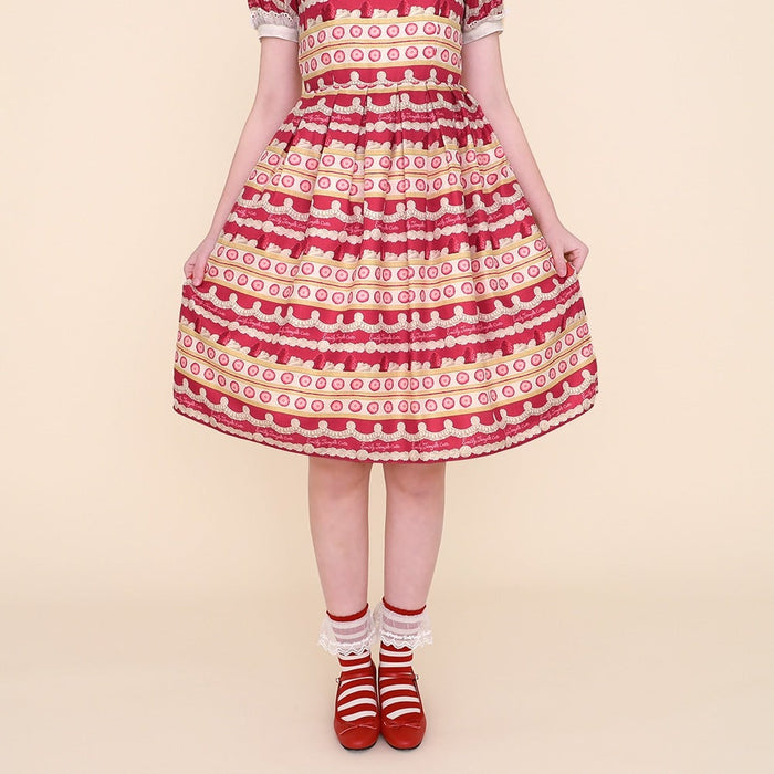 WhipCake Border Onepiece Dress