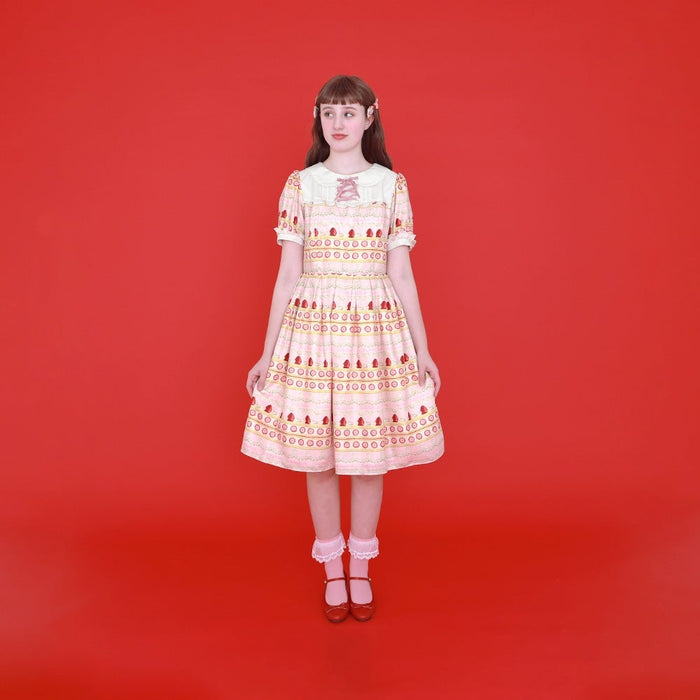 WhipCake Border Onepiece Dress