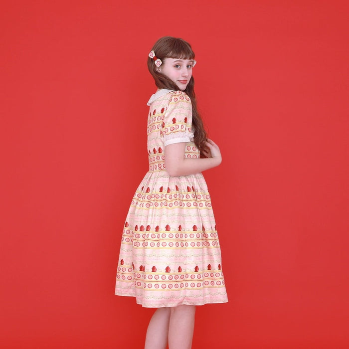 WhipCake Border Onepiece Dress