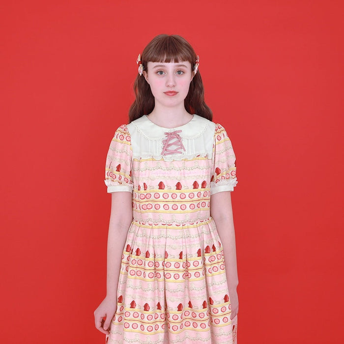 WhipCake Border Onepiece Dress
