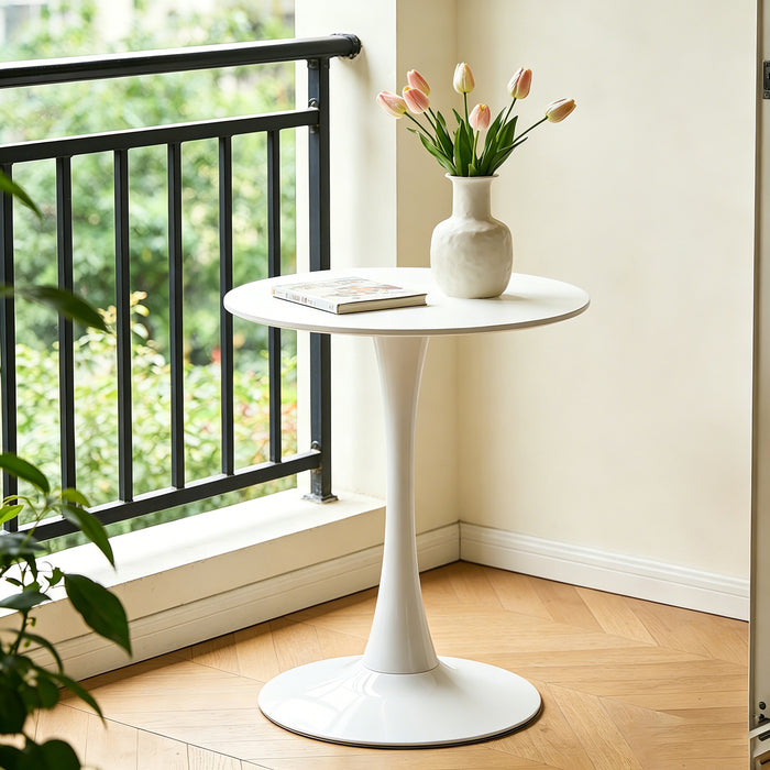 White Oval Dining Table for Home Kitchen,Small Places