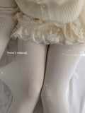 White Thickened Stockings