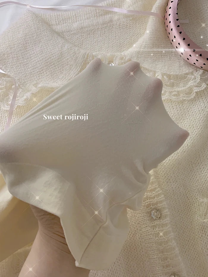 White Thickened Stockings
