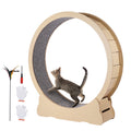 Wooden Cat Exercise Wheel 52' Large Cat Treadmill Wheel for Indoor Cats