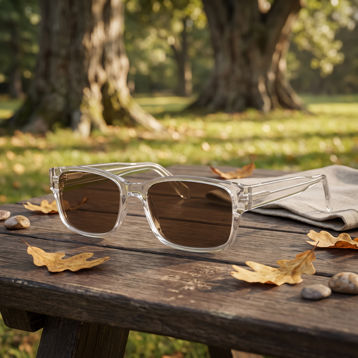DebSpecs Billions seethrough sun product shot eyewear