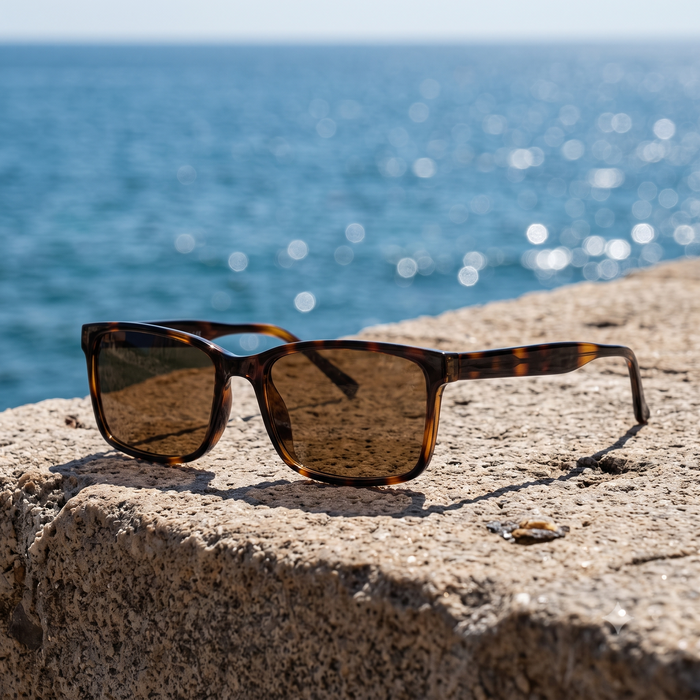 DebSpecs Sharp tortoise sun eyewear